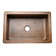 33" Hammered Antique Copper Apron Front Single Basin Kitchen Sink