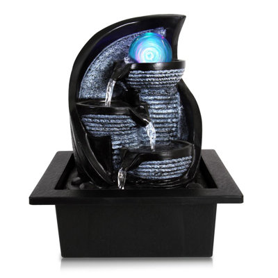 Fontaine relaxante avec lumière
