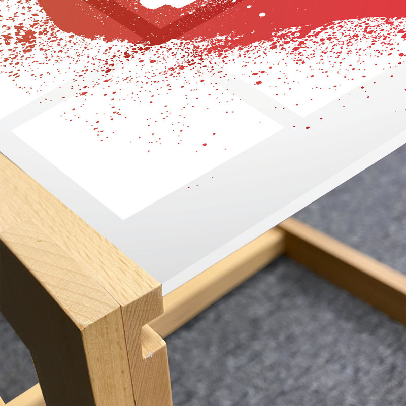 Dulce Sled Coffee Table, 40cm H x 74cm W x 62cm D