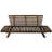 TOPMAX Outdoor Adjustable Patio Wooden Daybed Sofa Chaise Lounge With Cushions For Small Places-1657281886