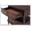 Table de chevet 1pc de style traditionnel