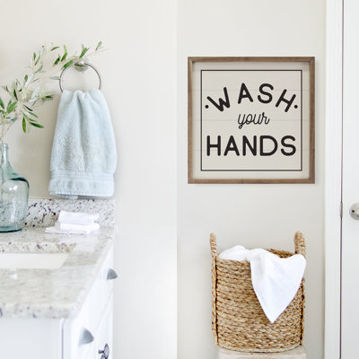Bathroom Rules I White par WA