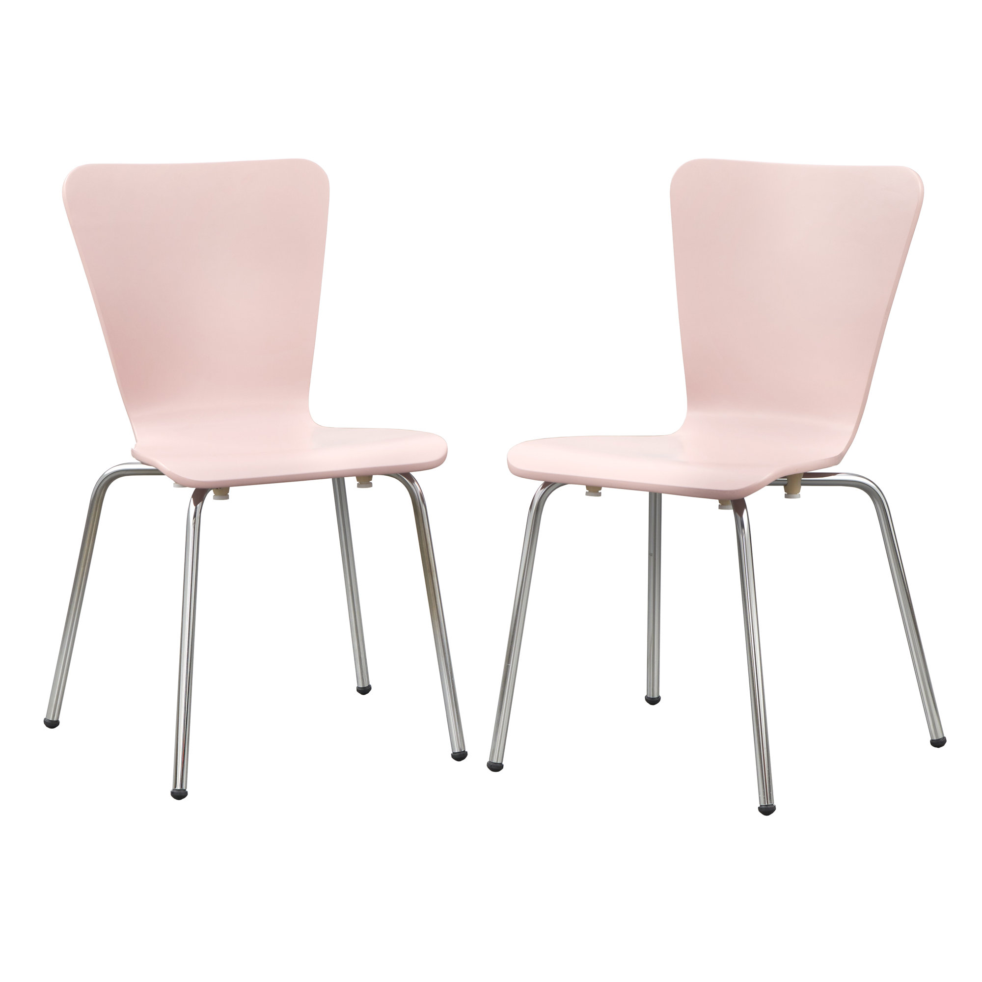 Abdus-Samad Kids Chairs, Set Of 2, Pink
