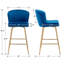 Tabouret de comptoir 25,5 po Cavill-17069173