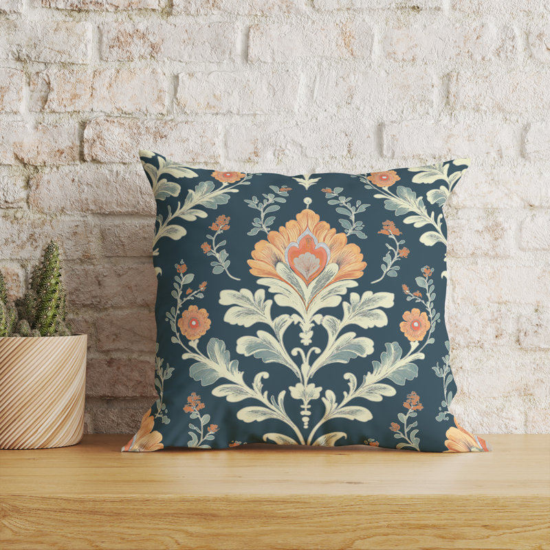 Gulrang Indoor/Outdoor 20x20, Square 20", Cream/Blue