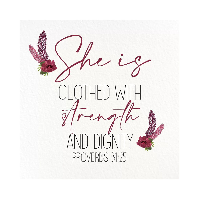 She Is Clothed by Kimberly Allen - Print on Canvas, 66.04cm H x 66.04cm W x 1.91cm D, Wrapped Canvas