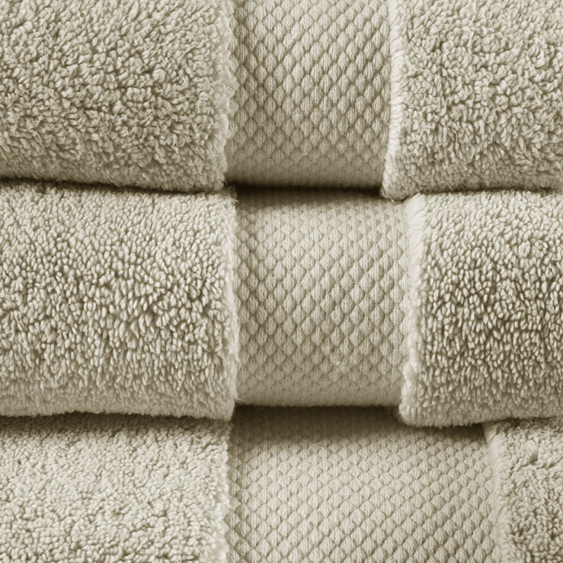 1000Gsm 100% Cotton 6 Piece Towel Set, Natural