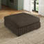 Repose-pieds large en velours côtelé Knaack, grand siège avec housse de coussin amovible-1009451658