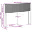 European Kingsize (160 x 200 cm) Headboard-1786222418