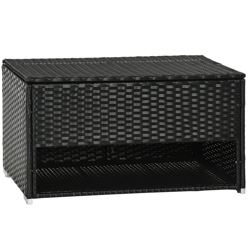Outsunny Outdoor Deck Box & Shoe Storage
