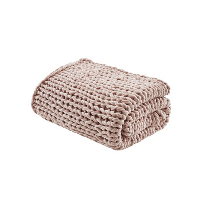 Gracie Mills Huffman Artisan Double-Knit Throw