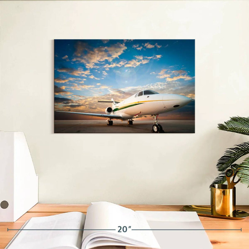 Mehar Dramatic Sky Jet, 8" H x 12" W