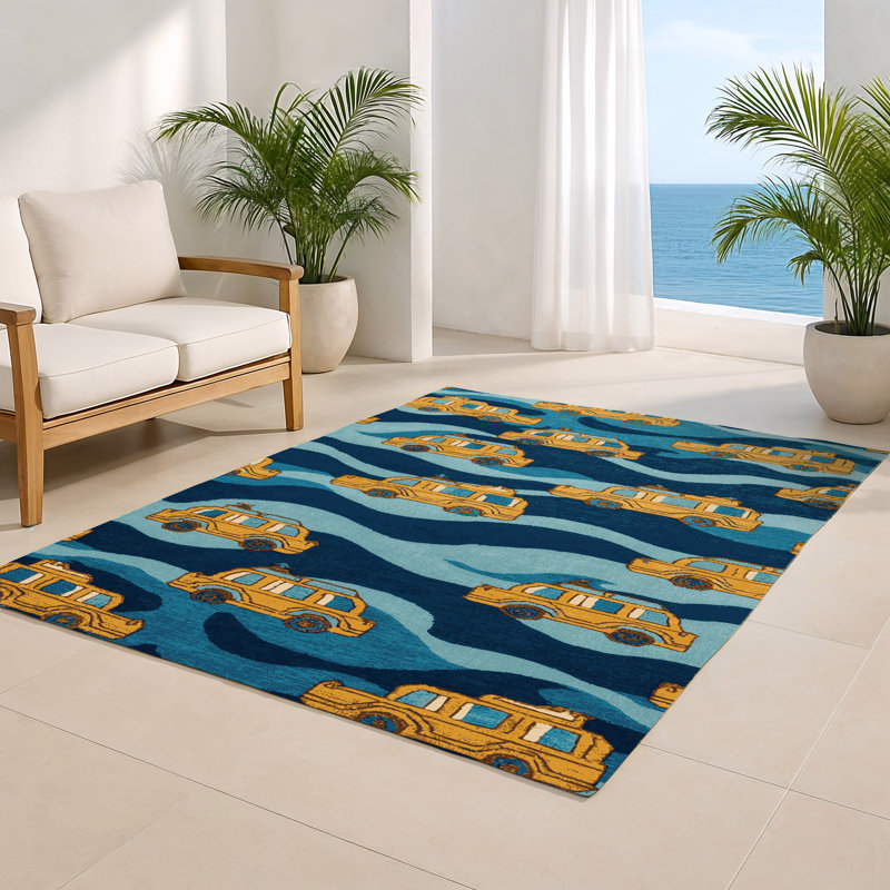 Tapis intérieur et extérieur gris Transport, Rectangulaire 8 pi x 10 pi