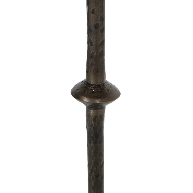 Jocelyn End Table, Dark Brass