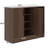Hokku Designs Shoe Cabinet, 4-Tier Shoe Rack With Doors And Open Storage Shelf-540318569