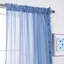 Paire de rideaux semi-transparents avec passe-tringle Raphaelle-74252321