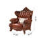 Fauteuil en bois de vache de 47,24 po American