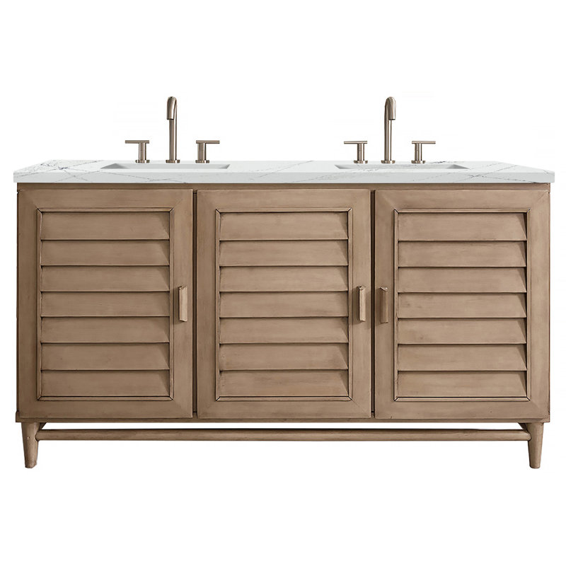 Portland 60'' W Double Vanity, Ethereal Noctis