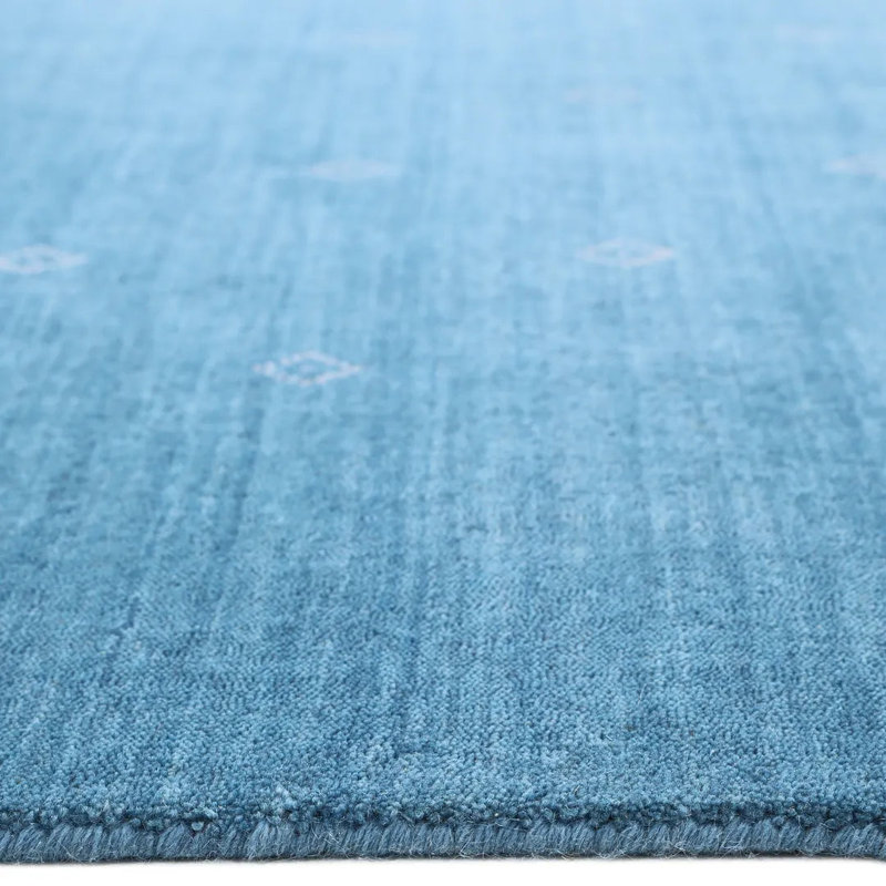 Simi Geometric Area Rug, Rectangle 9' x 12', Sapphire