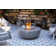 Eclipse 44" Natural Gas Fire Pit Table Bundle Includes Wind Guard and Burner Lid