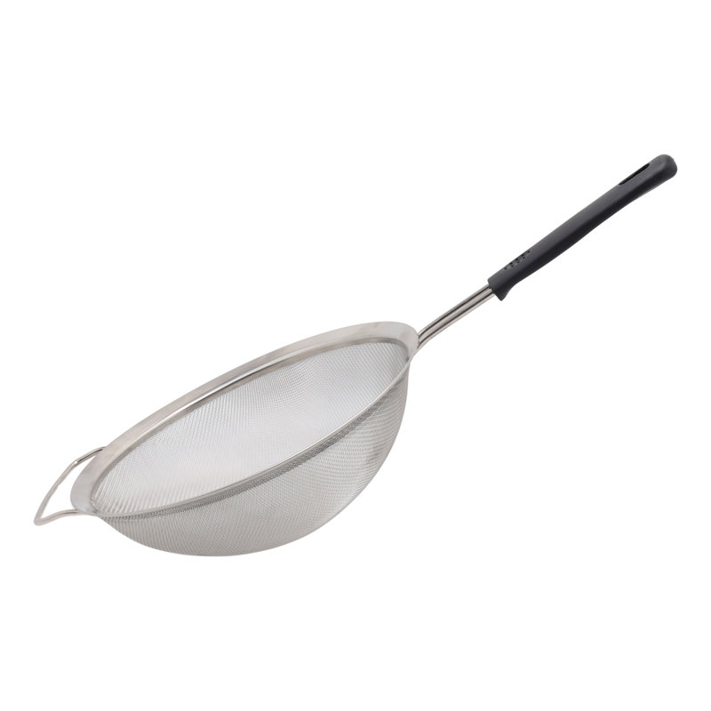 Buckingham Fine Mesh Strainer Stainless Steel Sieve with Soft-Touch Handle, 8 cm 