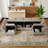 Ridoy 7-Pieces 116.6'' Wide Velvet Sectional Modular Sofa U Shaped Couch Storage Sofa - 6 Ottomans Seat-716686279