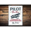 Enseigne pilote en aluminium-58289572