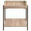 Table de bout carrée en bois d'ingénierie