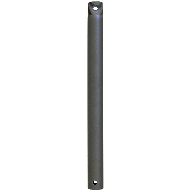 Threaded Ceiling Fan Downrod, 48" H x 1" W x 1" D, Brushed Satin Brass