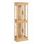 Armoire lumineuse exquise pour entrée - Vin de chêne avec aspect-1150458171