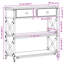 Console Table 100X28x75 Cm Engineered Wood & Steel-1255797503-1255797501