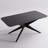 69.4" W 6-Person Rectangular Solid and Manufactured Wood Dining Table with Metal Legs-1470405058