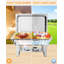 The Party Aisle Stainless Steel Divided Serving Dish