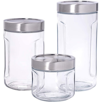 Glass Canister - Set of 3