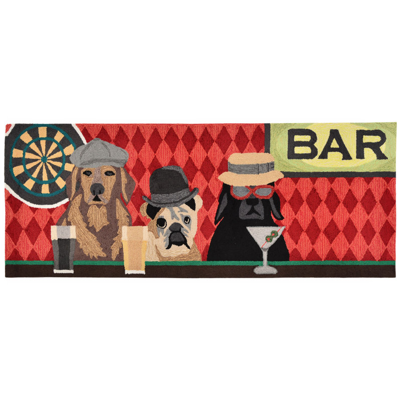 Huffman Synthetic Water Resistant Kitchen Mat, Rectangle 2' x 5'