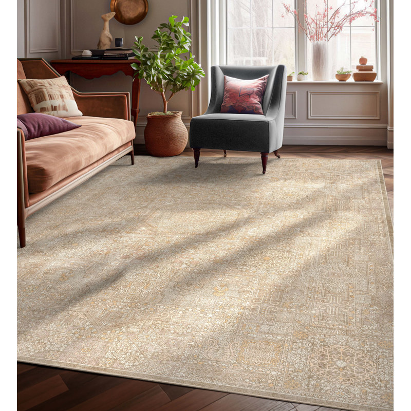 Espy Amman Vintage Oriental Area Rug, Rectangle 7'7" x 9'10"