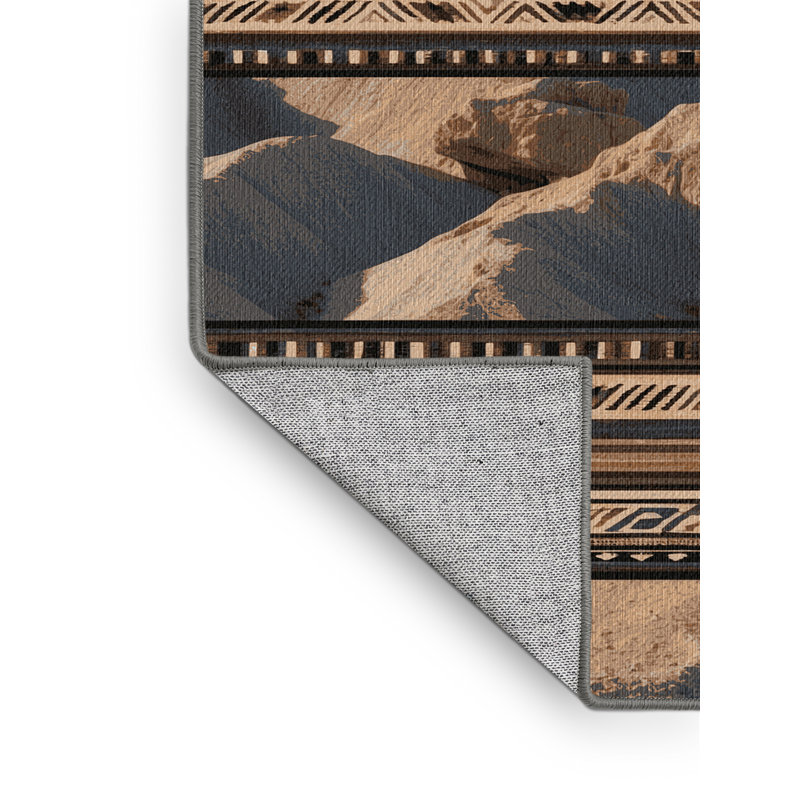  Tapis lavable Badlands Southwestern, Tapis de couloir 2 pi x 5 pi