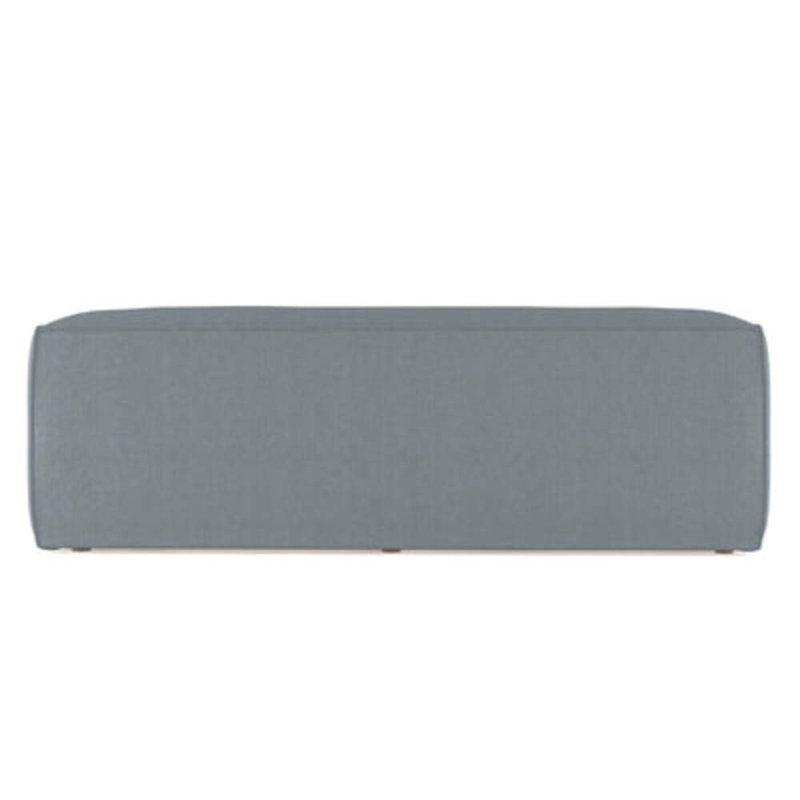 Varick Oversize Track-Arm Sofa with Flange, 30" H x 96" W x 41" D, Vintage Leather Graphite, Weathered