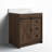 Jillian 30'' Single Bathroom Vanity with Engineered Stone Top-1082142687