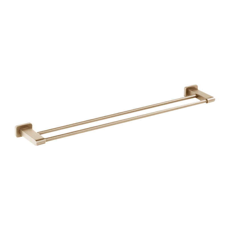 Eleganza Double Towel Bar, Polished Nickel