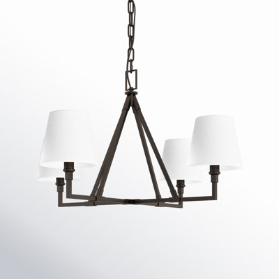 Mattia 4 - Light Metal Dimmable Chandelier