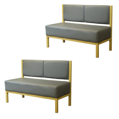 Modern and simple cafe restaurant bench（set of 2).