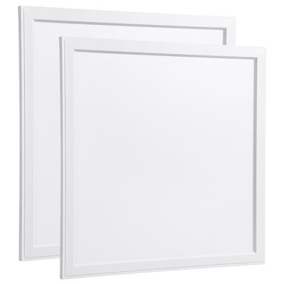 2x2 FT LED Flat Panel Troffer Light, 40W, 5000K Daylight, 0-10V Dimmable, Surface/Recessed/Suspended Mount