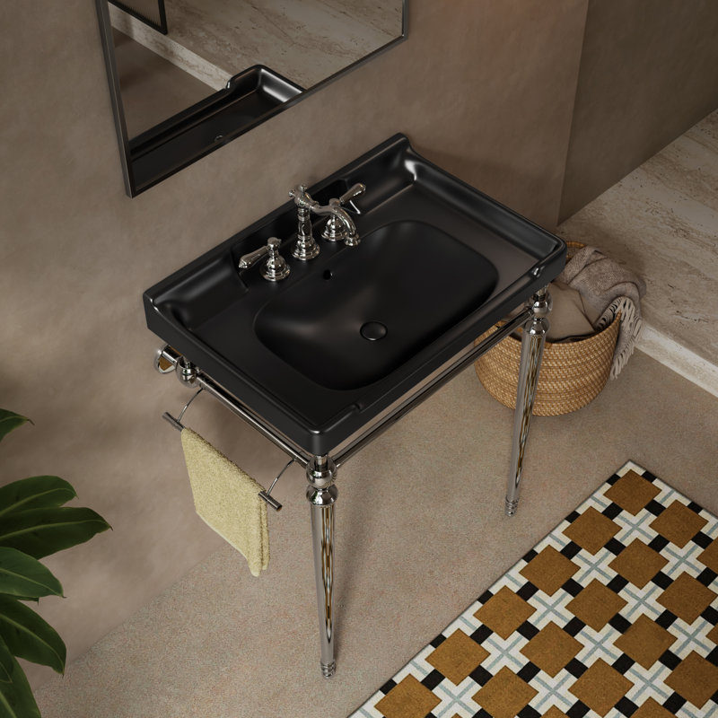 Meuble-lavabo mural élégant en céramique élégant et moderne