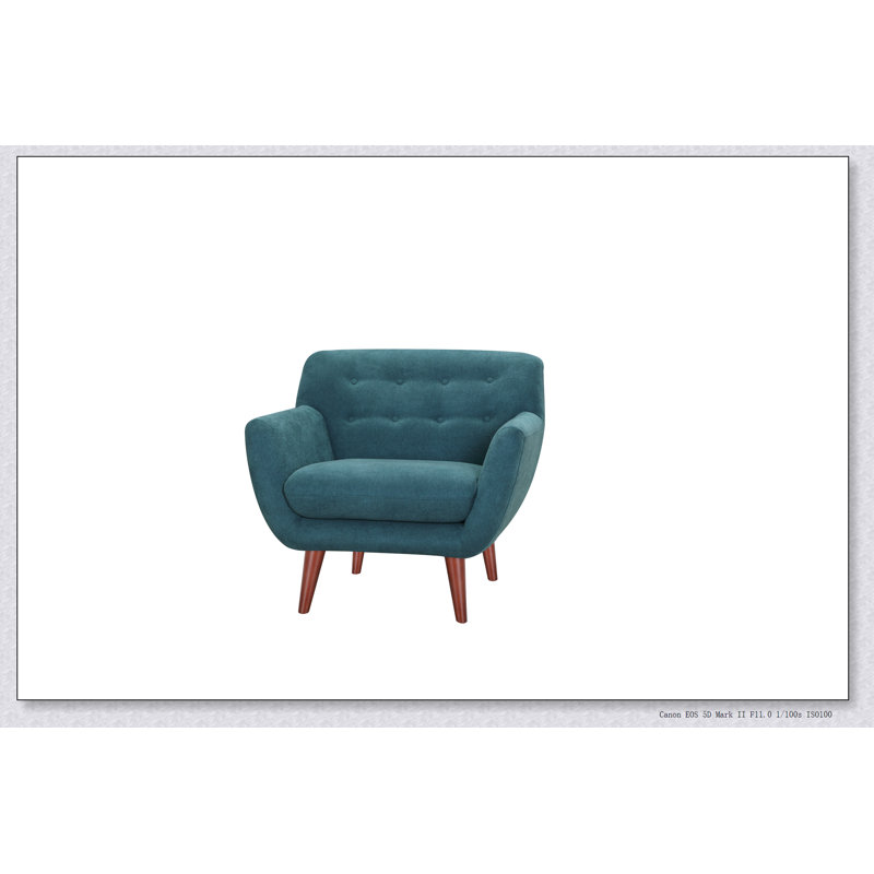 Orford CHAIR, Teal Polyester Blend