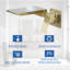 Robinet de lavabo de salle de bain mural Modern-77392123