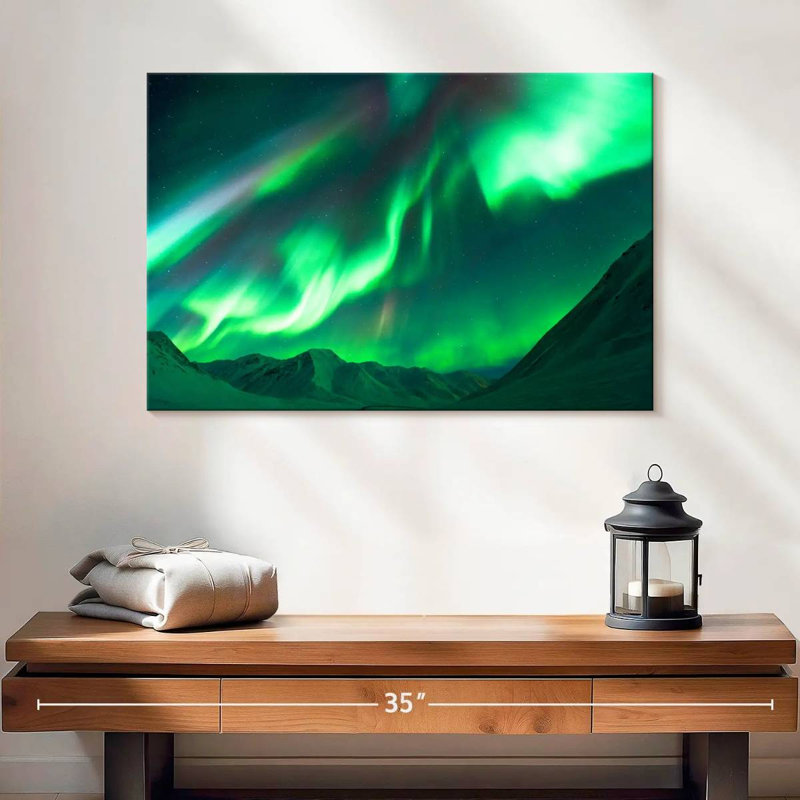 Alvord Atigun Pass Aurora, H 16 po x l 24 po