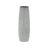 Ceramic Slim Engraved Patterned Decorative Gray Vase-1725204892