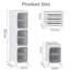 Plastic / Acrylic Bathroom Cabinet-1850602082