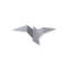 Applique murale oiseau en métal 3000K-559789698-559789709